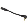 kenable Gold 2.5mm Right Angled Stereo Jack to 3.5mm Jack