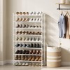 Nunsino Shoe Rack for Closet, Metal Shoe Organizer, 8 Tier