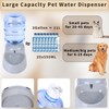 Large Dog Water Bowl Dispenser,3 Gallon/11L Gravity Automatic Pet Water