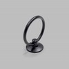 Bonsicoky 12Pcs Round Ring Drawer Pulls Matte Black Ring Handle