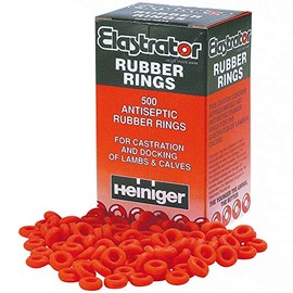 UKAL 102150500 - Sheep - Castration - Elastrator Rubber Ring - Box of 500