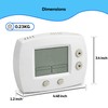TH5110 Non-Programmable Thermostat for Home Heating and Cooling, White with