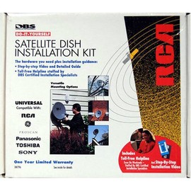 RCA Universal Satellite TV System Self Install Kit - NEW