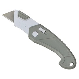 VIP Home Essentials Lightweight Strong ABS Plastic Folding Utility Box Cutter (40, Grey)