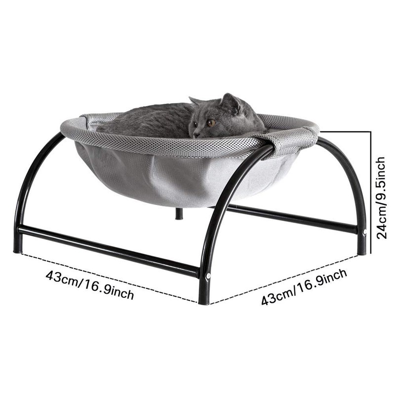 JUNSPOW JUNSPOW Cat Bed Dog/Pet Hammock Bed Free-Standing Cat Sleeping