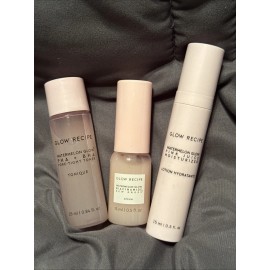 Glow Recipe Bundle Watermelon Glow Toner Moisturizer & Dew Drops Travel Size New