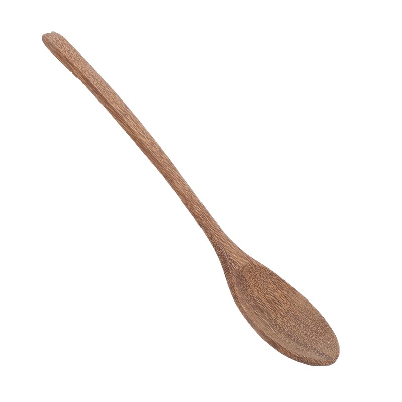 5Pcs Wooden Spoons Burr Free Sturdy Durable Light Heat Resistant