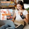 Cordless Heated Wrist Brace with Massager Support Vibration(2 pcs Black)