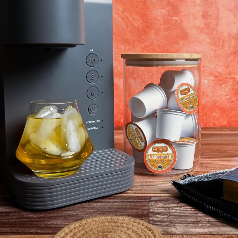 Organic Positively Tea Company, Mango Green Tea, K-Cup Compatible, 24
