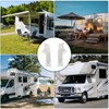BOROCO 4pcs RV Gutter Spouts Left and Right Side RV