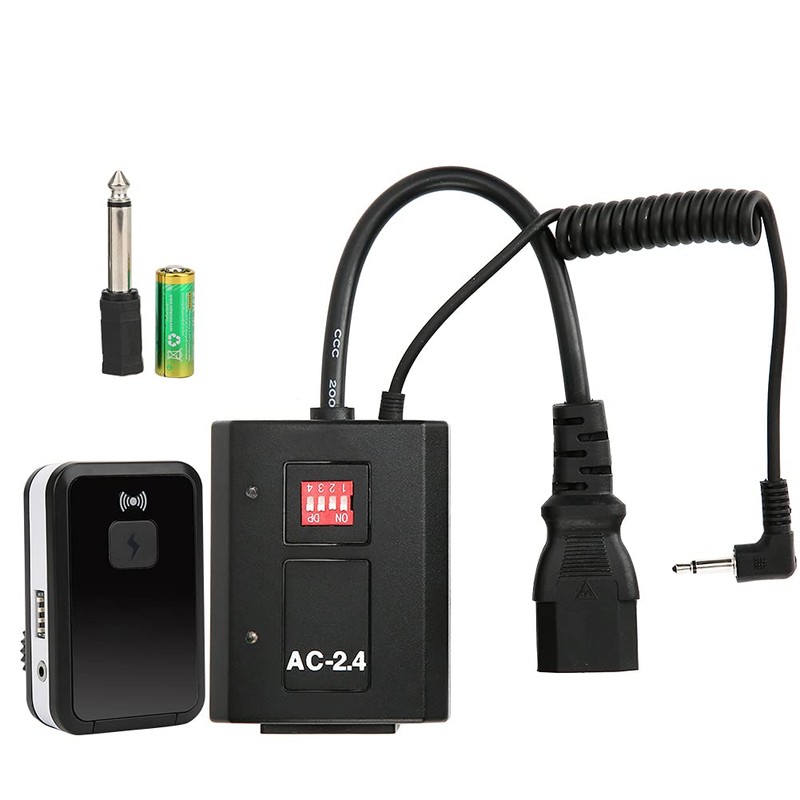 Wireless Remote Control Flash Trigger Set, 16-Channel Studio Light Shutter