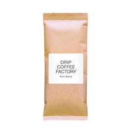 Drip Coffee Factory Rich Blend Coffee (Beans Stays, 7.1 oz (200 g) x 1 Bag))