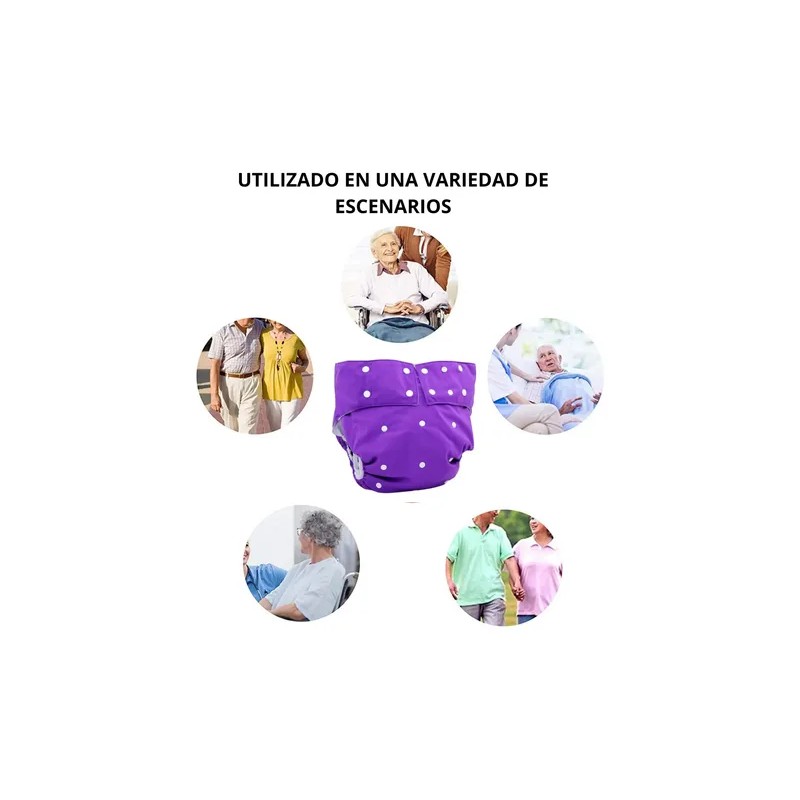 Pañal Ecológico Catwald Para Adulto Con Inserto