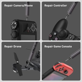 Electric Screwdriver Set, 2025 NEW 44 in 1 Mini Cordless Precision Screwdriver, Ultra-high Strength Steel Bits, 2 Speeds, Long Battery Life, Anti-slip Handle, LED Lighting, For Most Digital Products