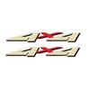 Aftermarket Replacement for 1999 2000 2001 4x4 Decals for F-250 HD F-350 4WD Super Duty Truck Regular Gold