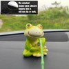 Starupway Funny Fishing Ornament Dashboard Decorations, Cute Car Accessories Interior