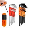 HORUSDY 27PCS Durable Hex Key Allen Wrench Long Arm Set