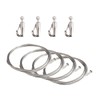 Rissey Picture Rail Wire Hook Frame Hardware for Paintings, Posters,