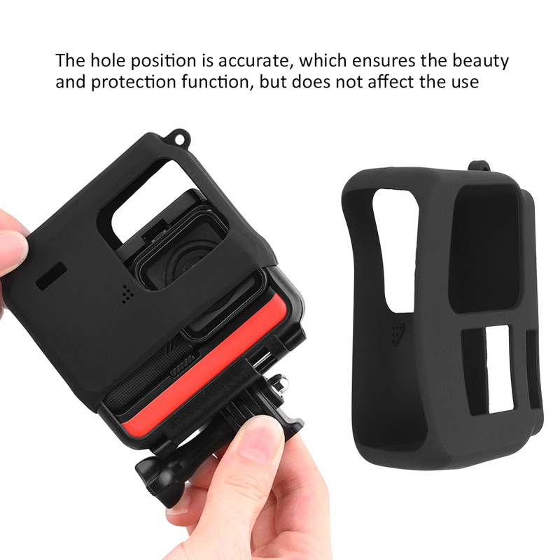 Portable Silicone Protective Case with Lens Cover Frame ShockProof for