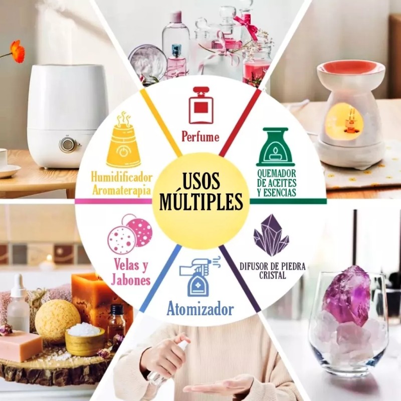 Essences Golden Pack De 10 Esencias Aromáticas Difusor O Humidificador