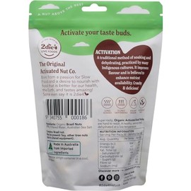 2Die4 Live Foods Activated Organic Brazil Nuts 300 g,