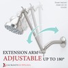 Shower Head Extension Arm by JS Jackson Supplies, Adjustable 10