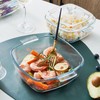 1.2L Tempered Glass Casserole Dish for Oven with Lid, Small