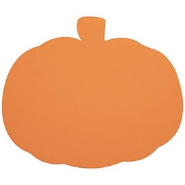 Foam Pumpkin Shapes Fall Autumn Thanksgiving Decor - 24 Pieces - 6 x 5 Inches