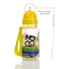 Zip & Zoe Kids Rainbow Drinking Water Bottle With Straw