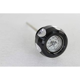 V-Twin M8 Black Machined Oil Temperature Dipstick