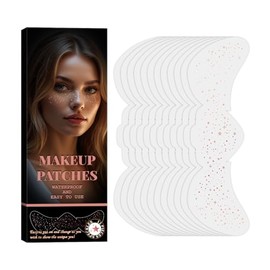 12Pcs Tatuajes Temporales,brillos para la cara,Tatuaje de Pecas,Pecas de Glitter Tattoo,Tatuajes Temporales de Pecas con Purpurina Oro champán,Brillan