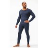 DEVOPS Men's Thermal Underwear Long Johns Set with Fleece Lined