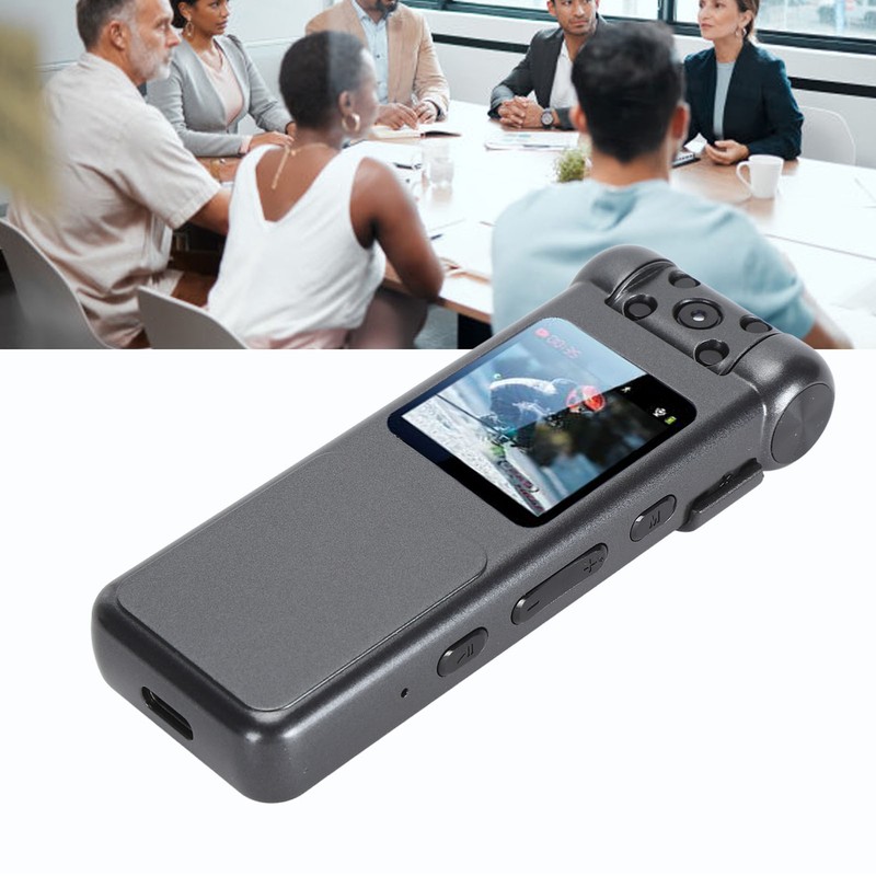 Wearable Camera 120 Degrees Rotatable Lens Portable Video Recorder Law