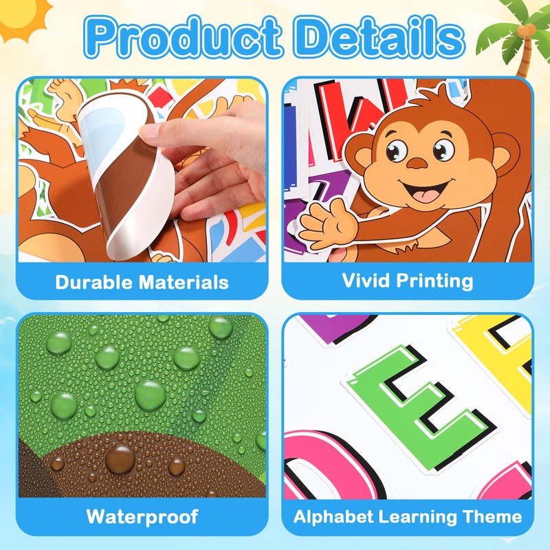 Blosssound Bulletin Board Set Boom Alphabet Letter Classroom Decorations Classroom