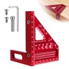 3D Mitre Square Multifunctional, Protractor Woodworking Try Square, Combination Angle