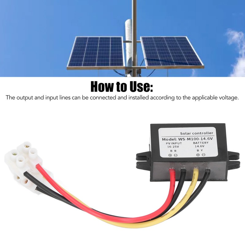MPPT Solar Controller Protective Control Panel Switch Battery Charging Supplies