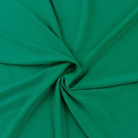 FabricLA Cotton Spandex Jersey Knit Fabric by The Yard 12OZ - 58/60" Inches (150 CM) Wide - Ultra Soft Cotton Spandex - Use Our 4 Way Stretch Knit Fabric for Clothing - Kelly Green, 5 Continuous Yards