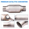 Yeoflagtrade 2.5 Inch Catalytic Converter 1 Pcs High Flow Universal