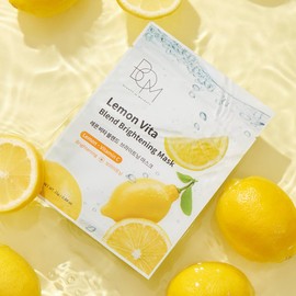 BOM Lemon Vita Blend Brightening Mask (10 sheets) / 비오엠 레몬 비타 블렌드 브라이트닝 마스크 (10매)
