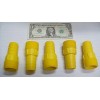 SherrodSurplus 5 Polypropylene Plastic 1-1/4" ID Hose Barb x 1-1/4"