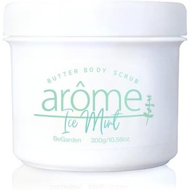 arome Body Scrub, 10.6 oz (300 g), Body Care, Exfoliating Care, Moisturizing, For Sensitive Skin, 7 Types of Scents, Popular (Ice Mint)