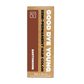 Good Dye Young Tinte para El Cabello Semipermanente, Vegano y Sin Crueldad Animal, Dura Hasta 24 Lavados, Color Acondicionador No Dañino para El Cabello (5Fl Oz, Lombriz de Tierra)