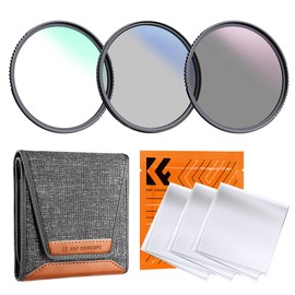 K&F Concept Filter Set K Series 40.5 mm Filter Kit MC UV Filter + Polarising Filter (CPL) + Neutral Density Filter (ND4)