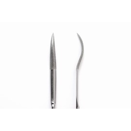 Wave Hobby Tool Series HT-673 HG Special Shape Diamond File Round Tip Tool for Plastic Models, Grip: Red