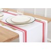 PurpleEssences French Striped Table Runner 72 inches Long Stripe Runner