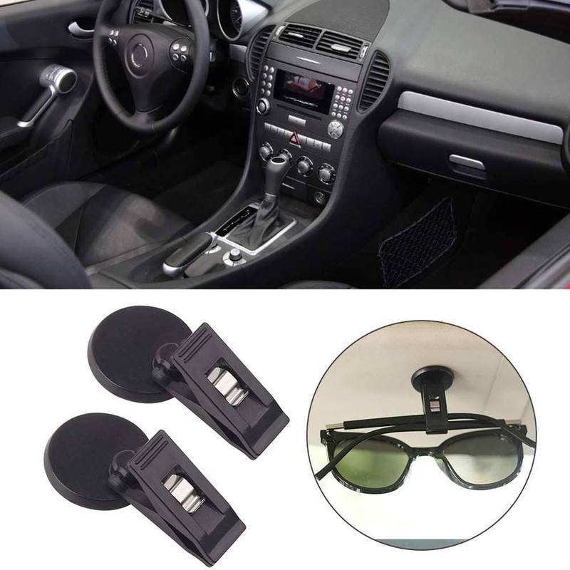 Kylewo Pack of 2 Windscreen Plastic Parking Permit Holder Clip