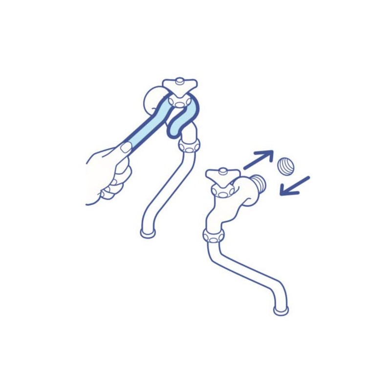 SANEI PR36 Tool Faucet Wrench, Convenient to Install and Remove,