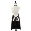 SARO LIFESTYLE Apron Collection Classic Cuisine Denim Apron/2443.BK01, Full, Black