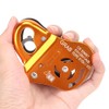 Climbing Pulley, Climbing Grab Rope Self-Locking Fall Rope Protector Climbing