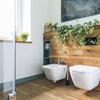 Relaxdays 4 x Toilet Brush, Replacement, Removable Brush Head, Toilet